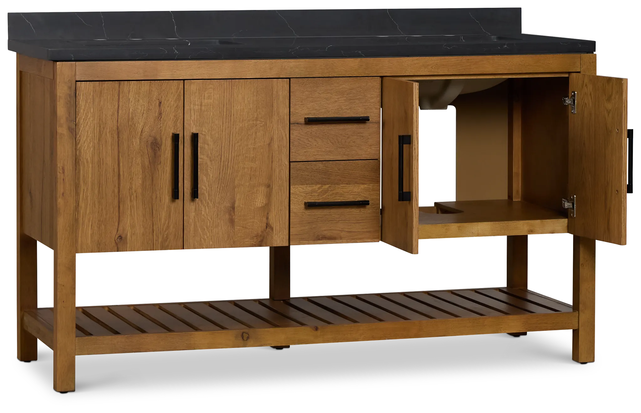 Highland Light Tone 60" Double Bathroom Vanity