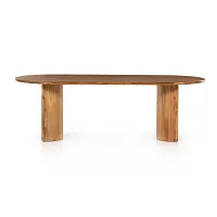 Four Hands Paloa Light Tone Oval Table