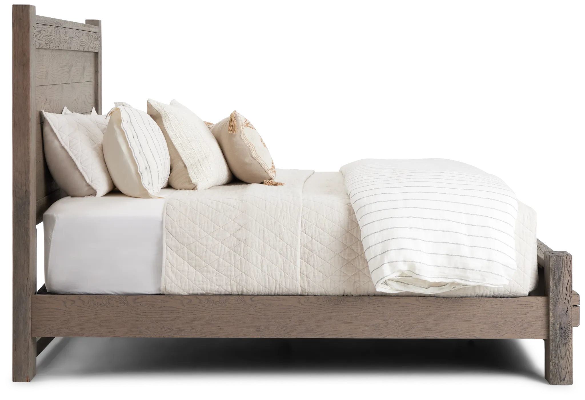 Salt Lake Gray Platform Bed