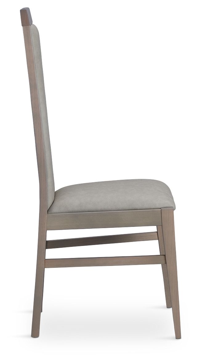 Lucca Gray Upholstered Side Chair