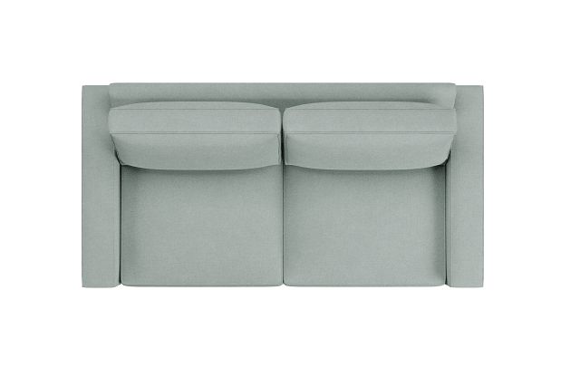 Edgewater Suave Light Green 84" Sofa W/ 2 Cushions