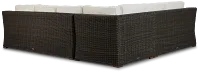 Canyon Gray White Medium Right Sectional