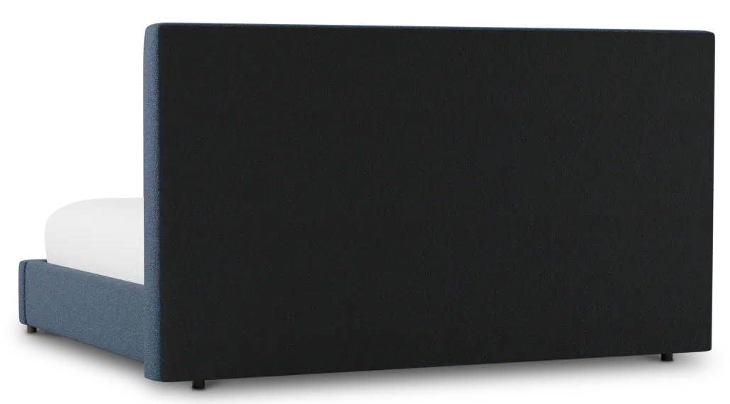 Grayton Elite Dark Blue 54" Upholstered Platform Bed