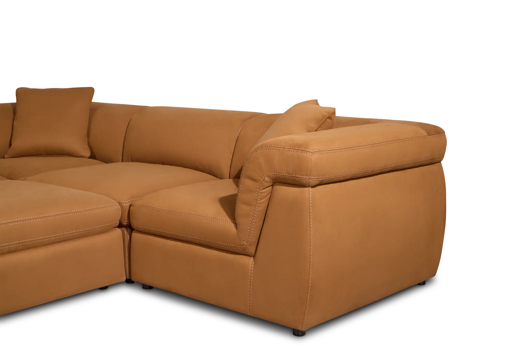 Aria Medium Brown Micro 10-piece Modular Sectional Aria Medium Brown Micro 10-piece Modular Sectional