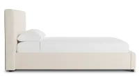 Grayton Merino Light Beige 44" Upholstered Platform Bed