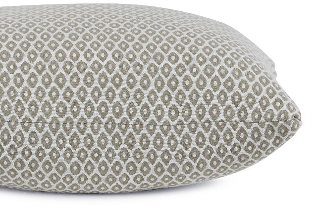 Nimbus Beige Fabric 20" Accent Pillow (2)