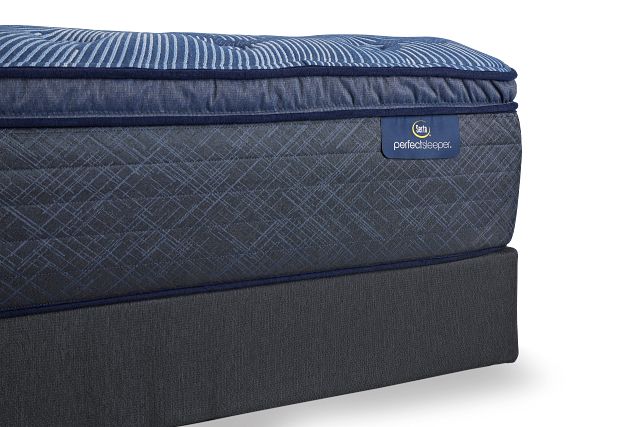 Serta Perfect Sleeper Cobalt Calm Plush Mattress Set