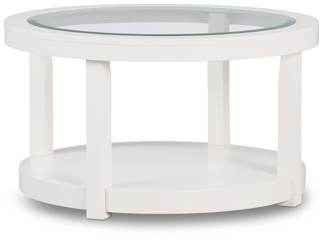 Hurley White Round Coffee Table