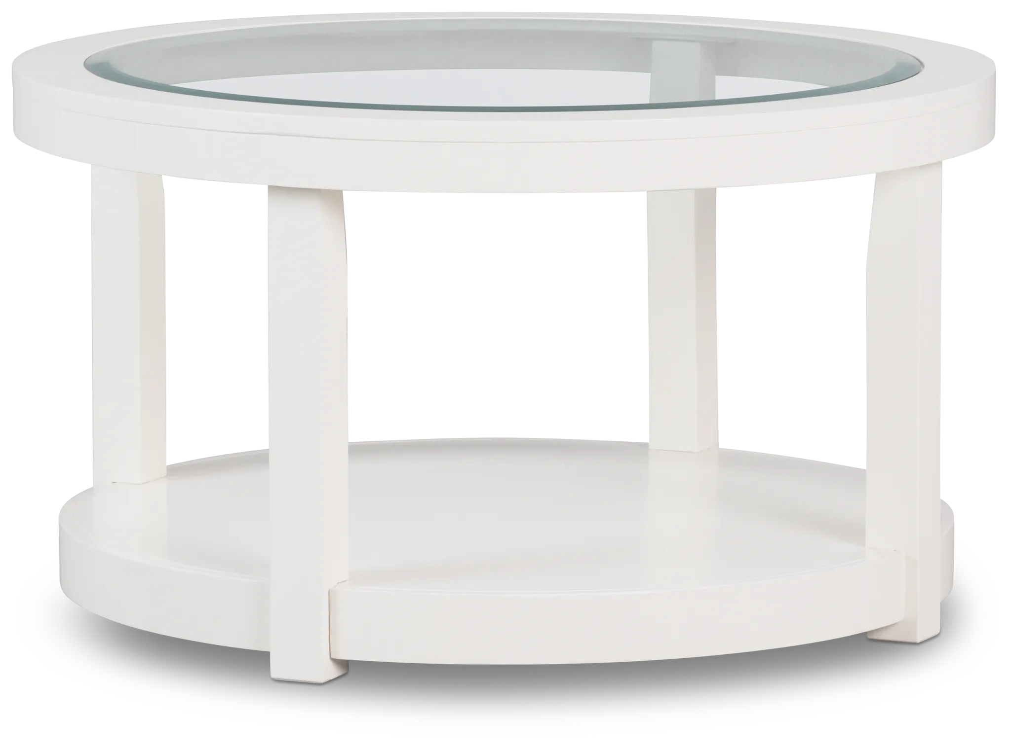 Hurley White Round Coffee Table
