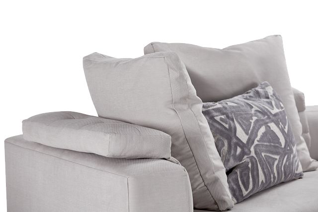 Merrick Gray Fabric Large Sofa