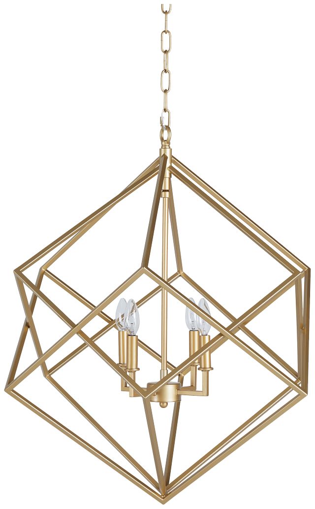 Cage Gold Chandelier (0)