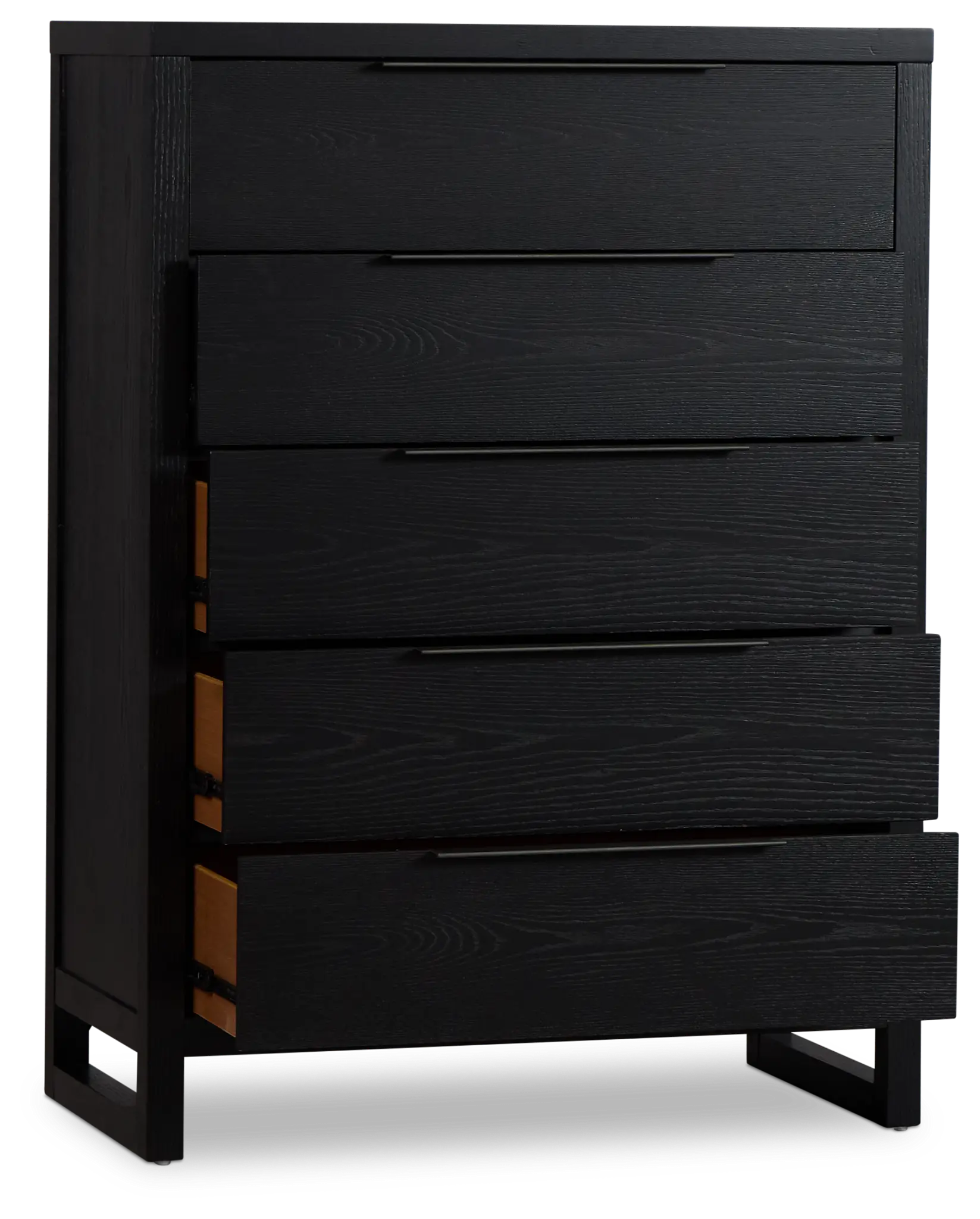 Williamsburg Black 5-drawer Chest Williamsburg Black 5-drawer Chest
