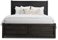 Salt Lake Dark Tone Panel Bed