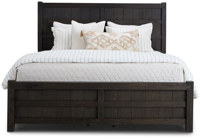 Salt Lake Dark Tone Panel Bed