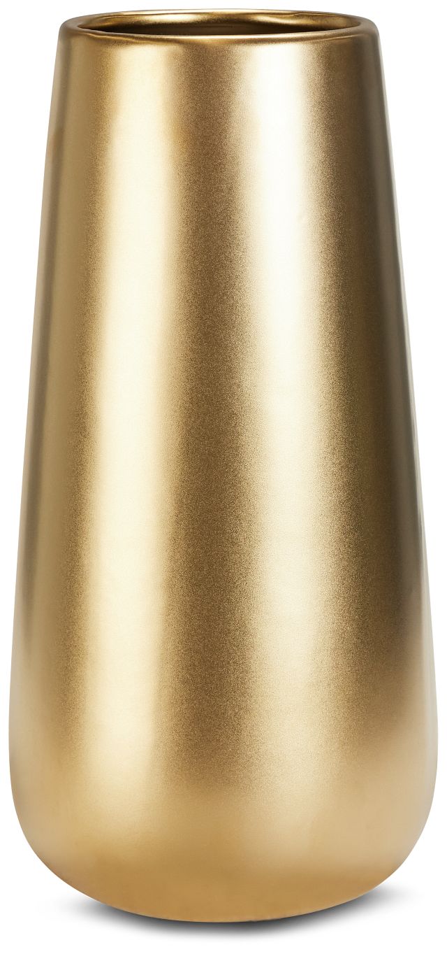 Iika Gold Large Vase