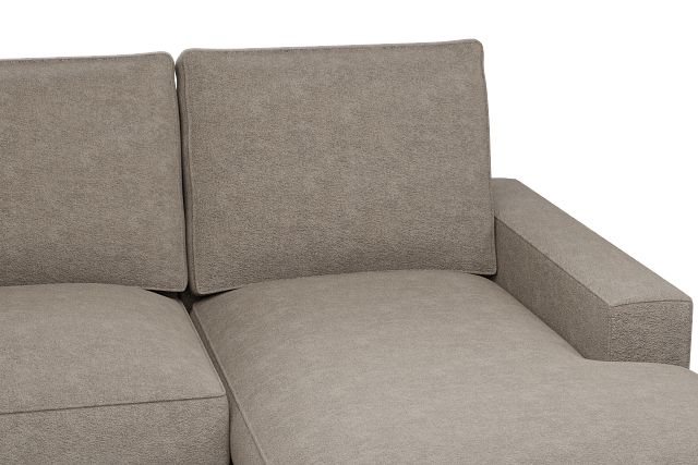 Edgewater Elite Brown Medium Right Chaise Sectional
