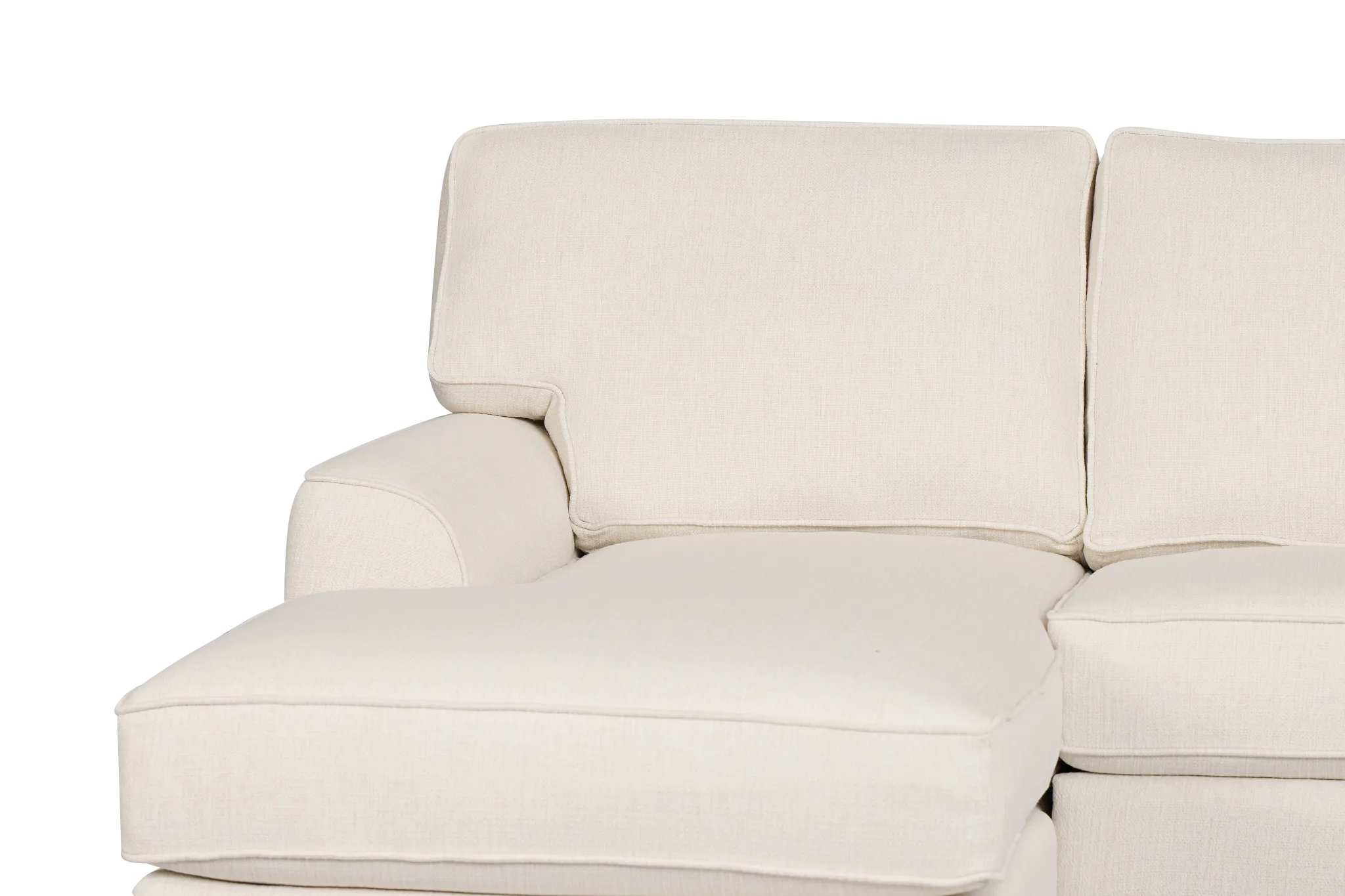 Sinclair Light Beige Fabric Left Chaise Sectional