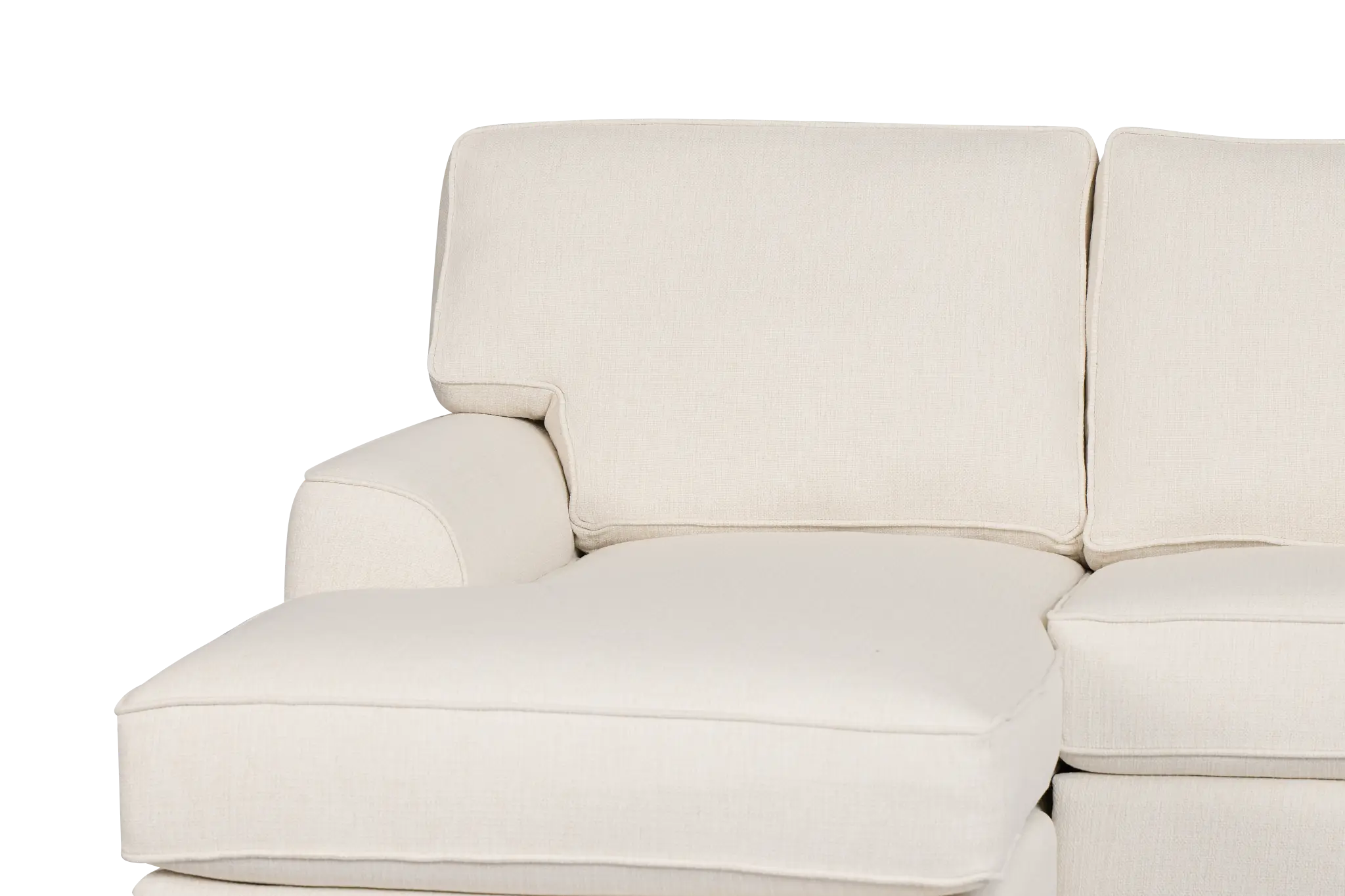 Sinclair Light Beige Fabric Left Chaise Sectional Sinclair Light Beige Fabric Left Chaise Sectional