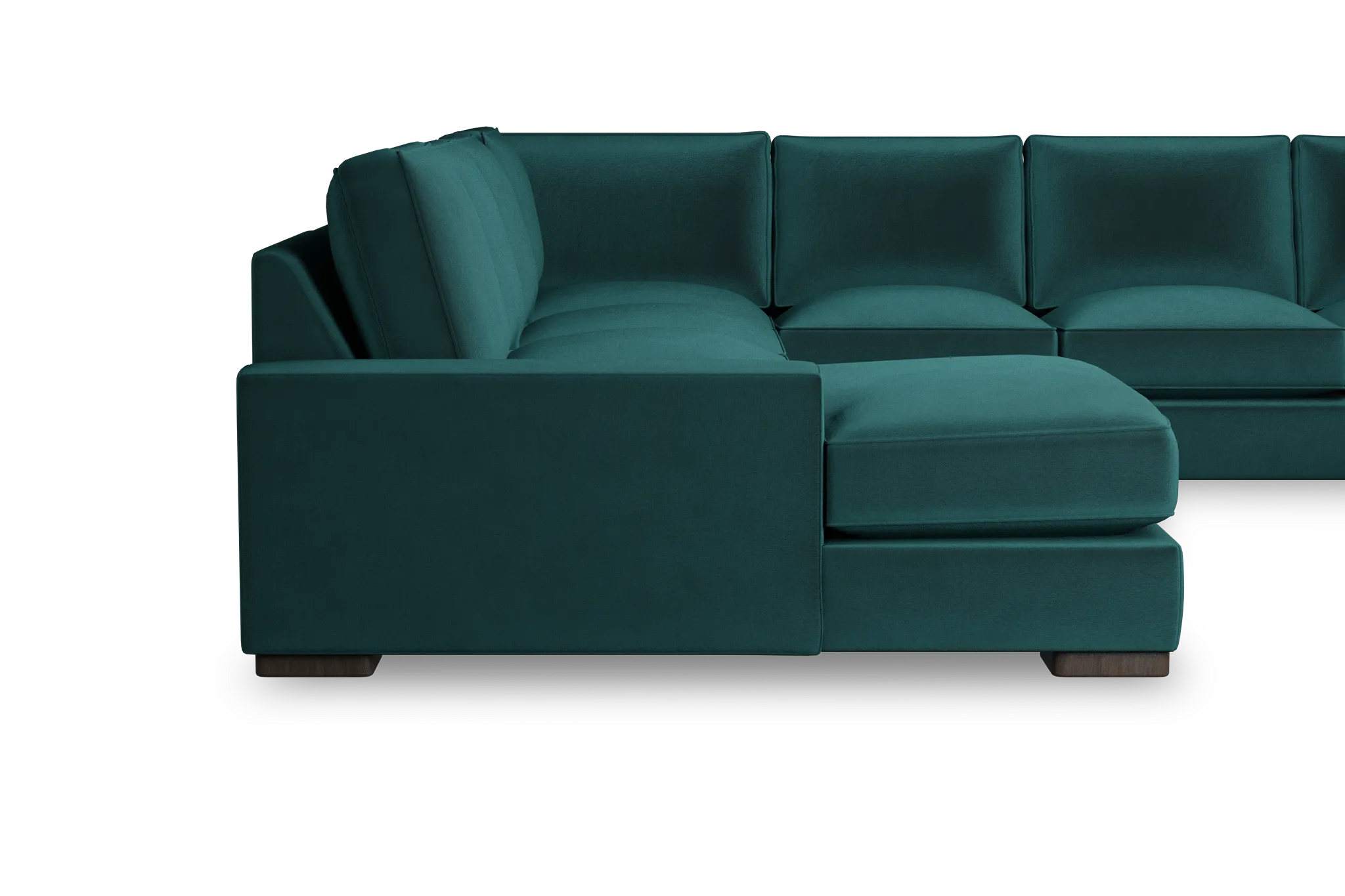 Edgewater Joya Teal Large Left Chaise Sectional