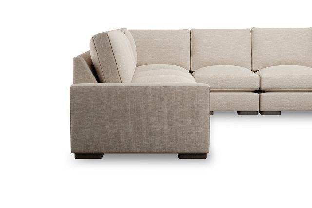 Edgewater Victory Taupe Large Two-arm Sectional