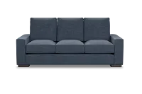 Edgewater Elevation Dark Blue 84" Sofa W/ 3 Cushions