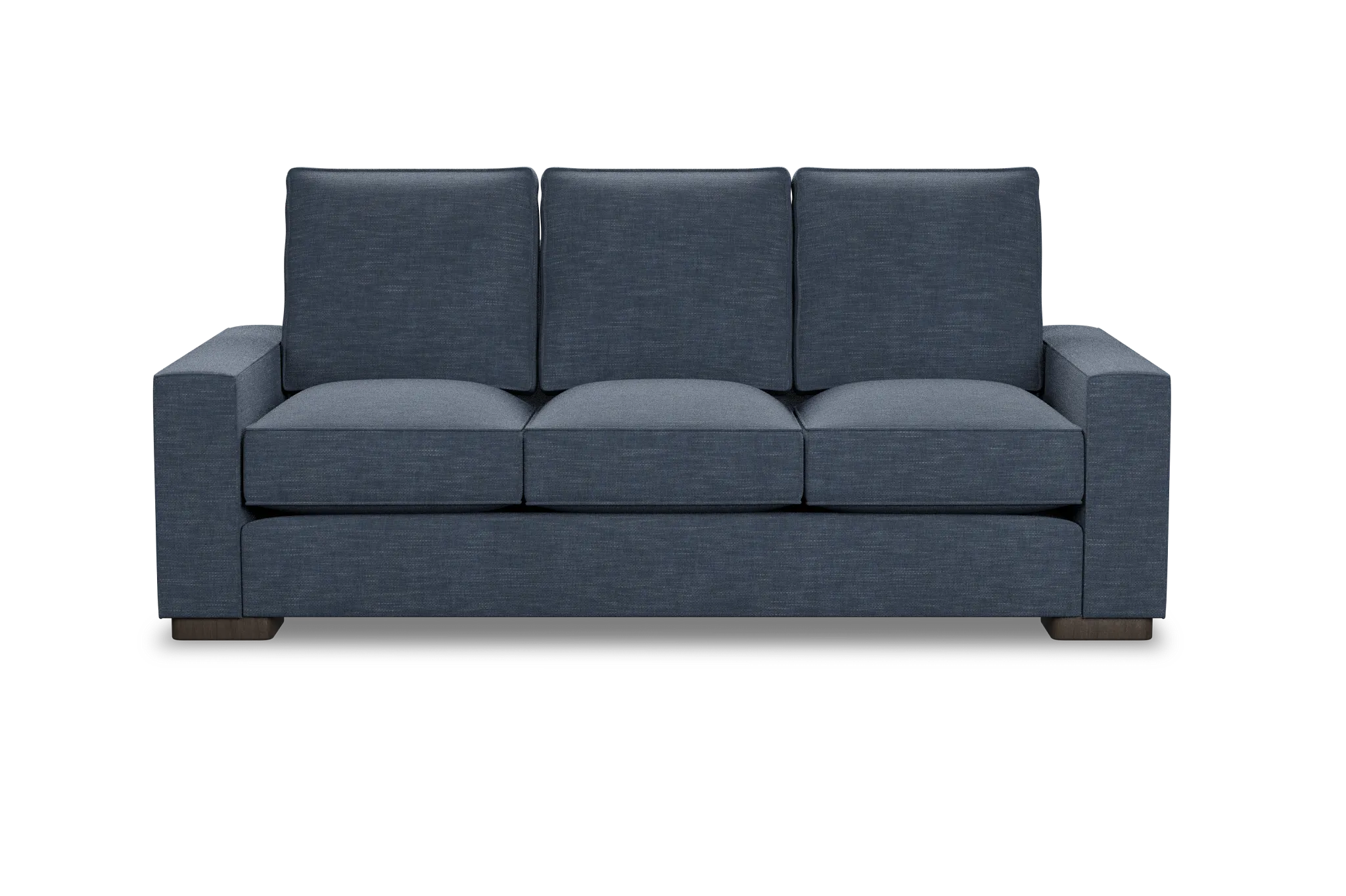 Edgewater Elevation Dark Blue 84" Sofa W/ 3 Cushions