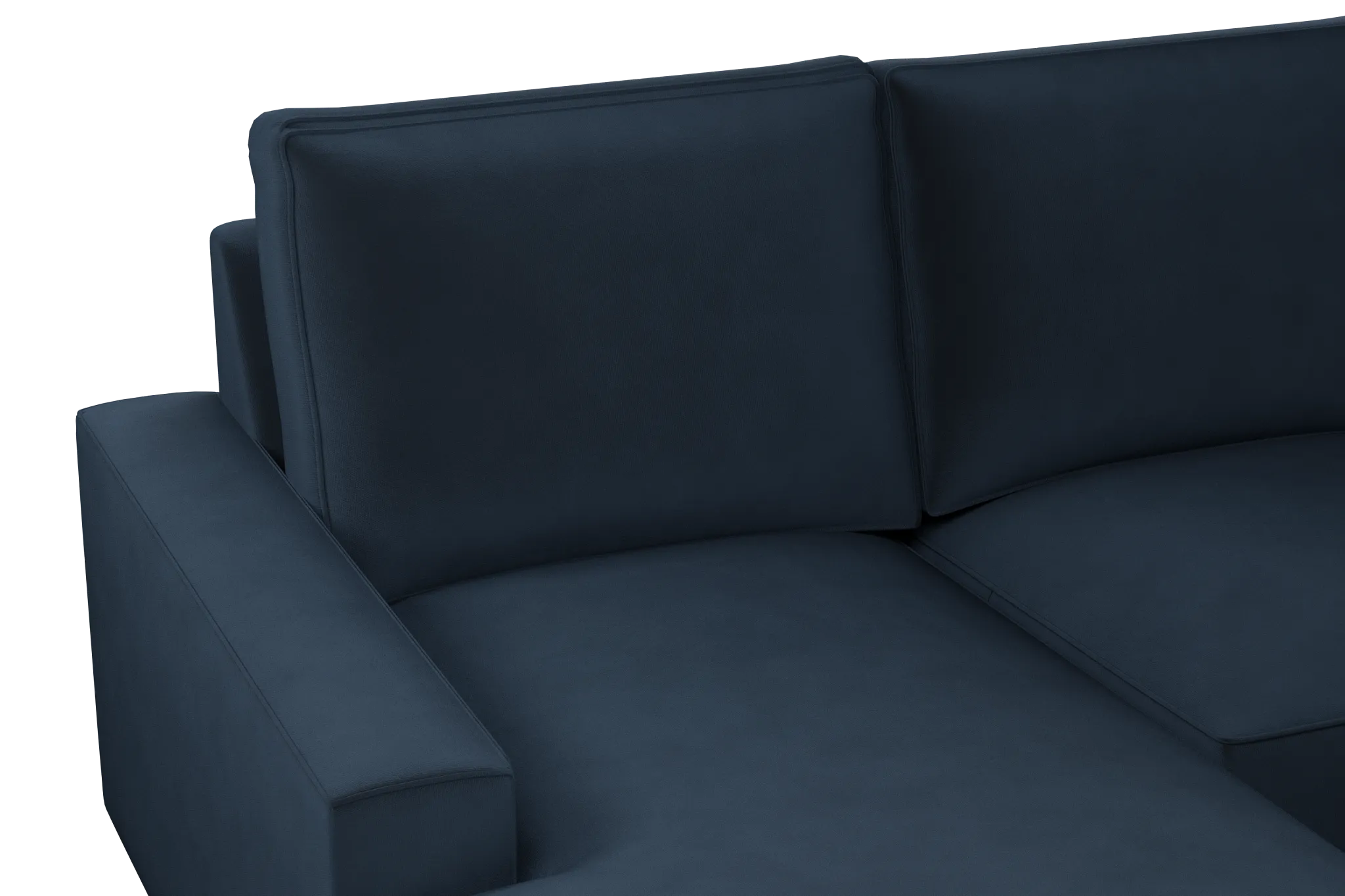 Edgewater Joya Dark Blue Medium Left Chaise Sectional