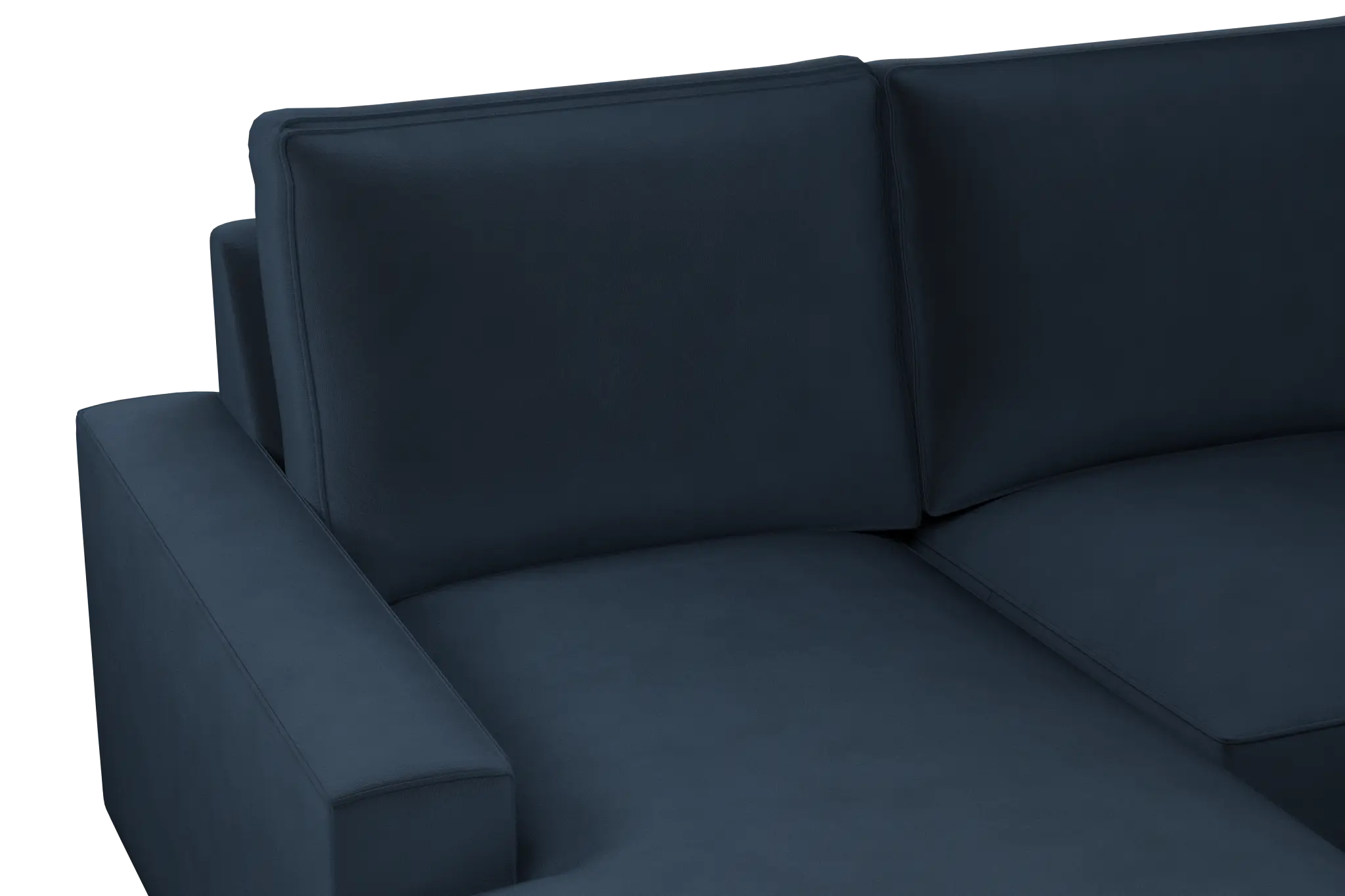 Edgewater Joya Dark Blue Medium Left Chaise Sectional Edgewater Joya Dark Blue Medium Left Chaise Sectional