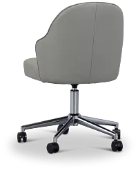 Paige Light Gray Swivel Desk Chair