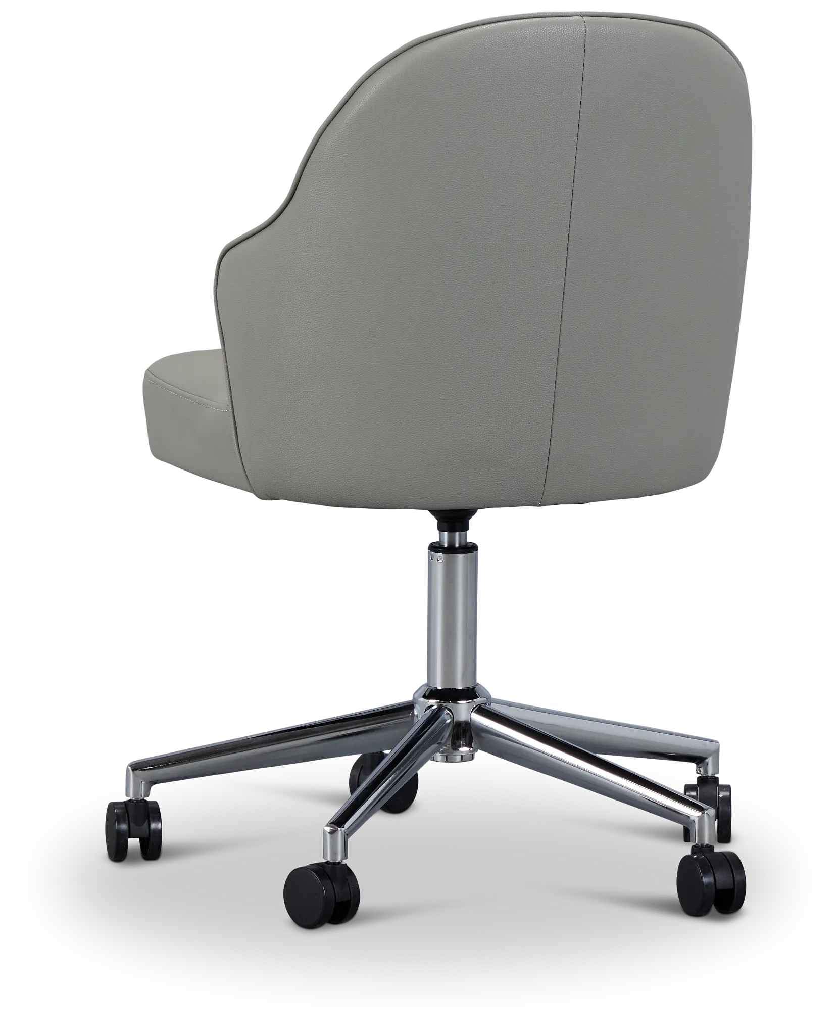 Paige Light Gray Swivel Desk Chair