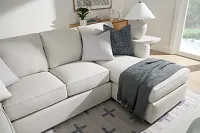 Asheville Light Taupe Fabric Medium Right Chaise Sectional