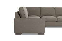 Edgewater Elite Brown Medium Right Chaise Sectional