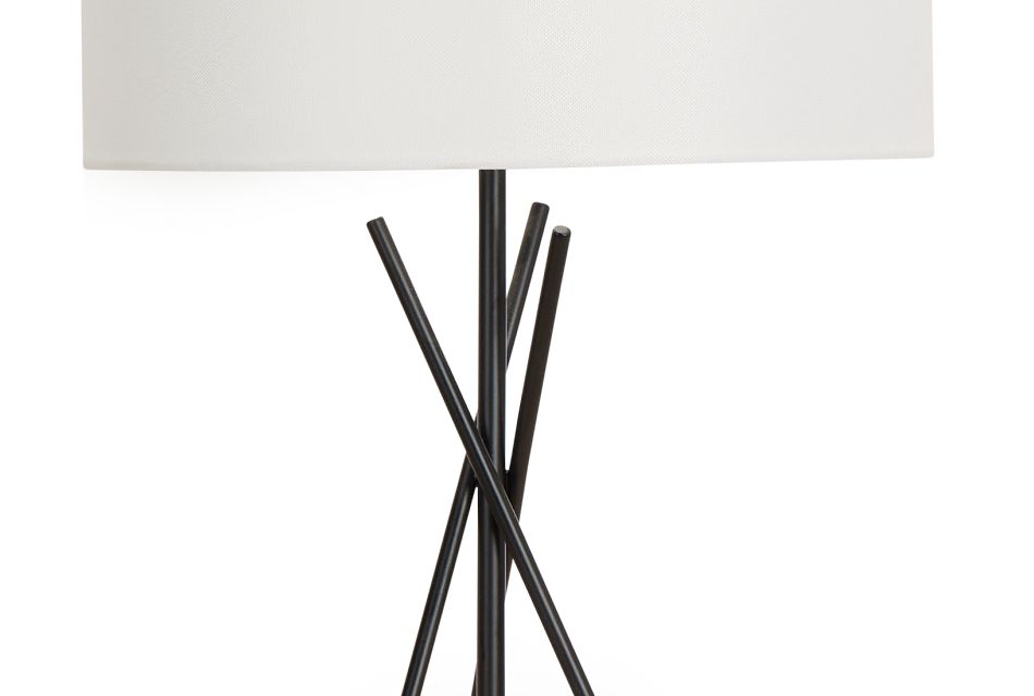 metal tripod table lamp