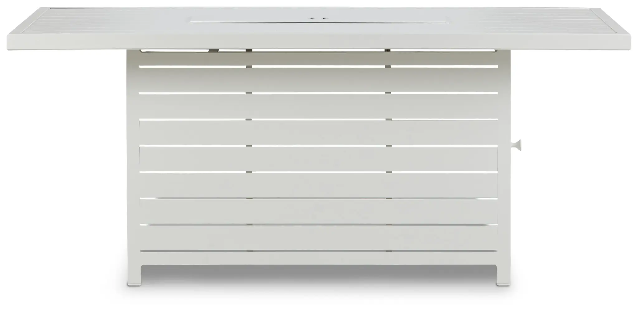 Linear White Rect Fire Pit Linear White Rect Fire Pit