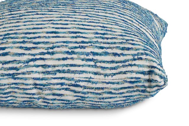 Gruner Lapis Blue Fabric 18" Accent Pillow