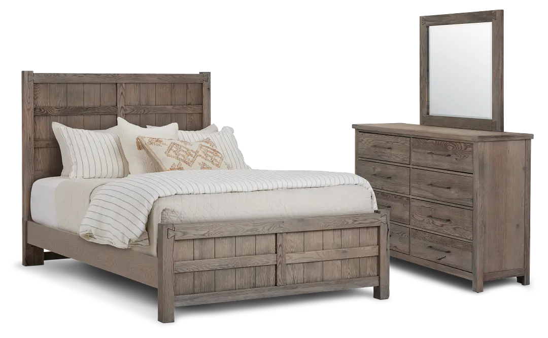 Salt Lake Gray Panel Bedroom Salt Lake Gray Panel Bedroom