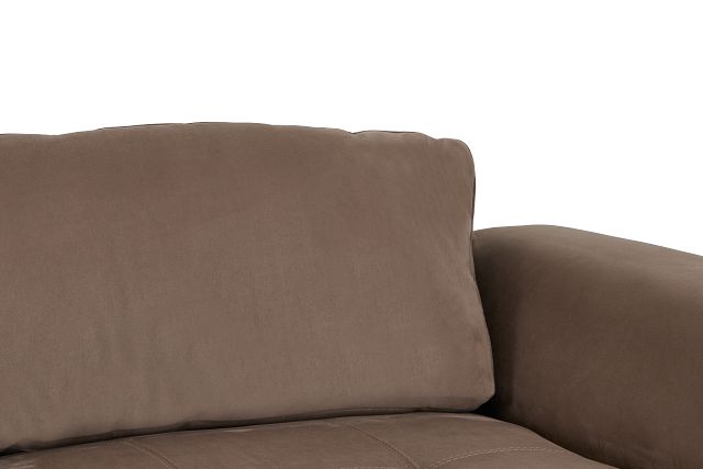 Perry Dark Taupe Micro Left Chaise Sectional
