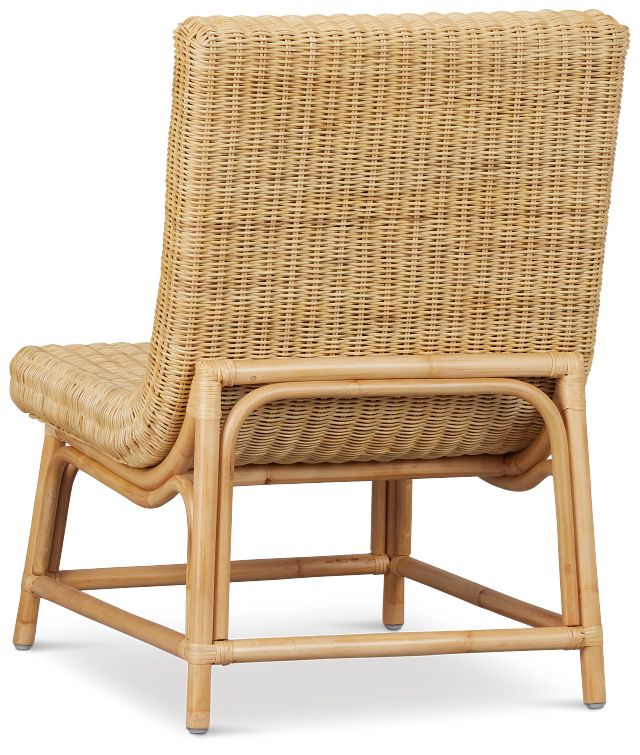 Cozis Light Tone Woven Accent Chair