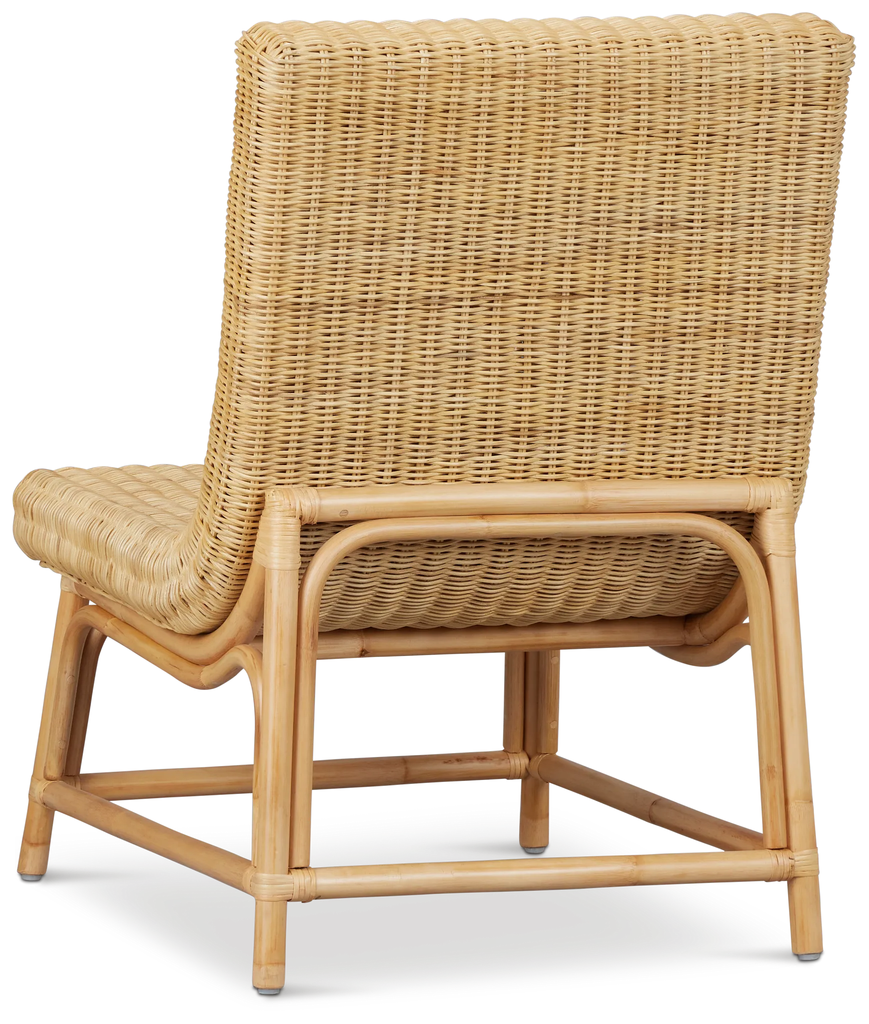 Cozis Light Tone Woven Accent Chair