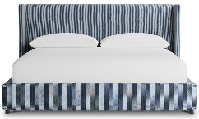 Captiva Lucy Navy 48" Upholstered Shelter Bed