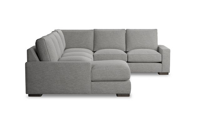 Edgewater Victory Gray Medium Left Chaise Sectional