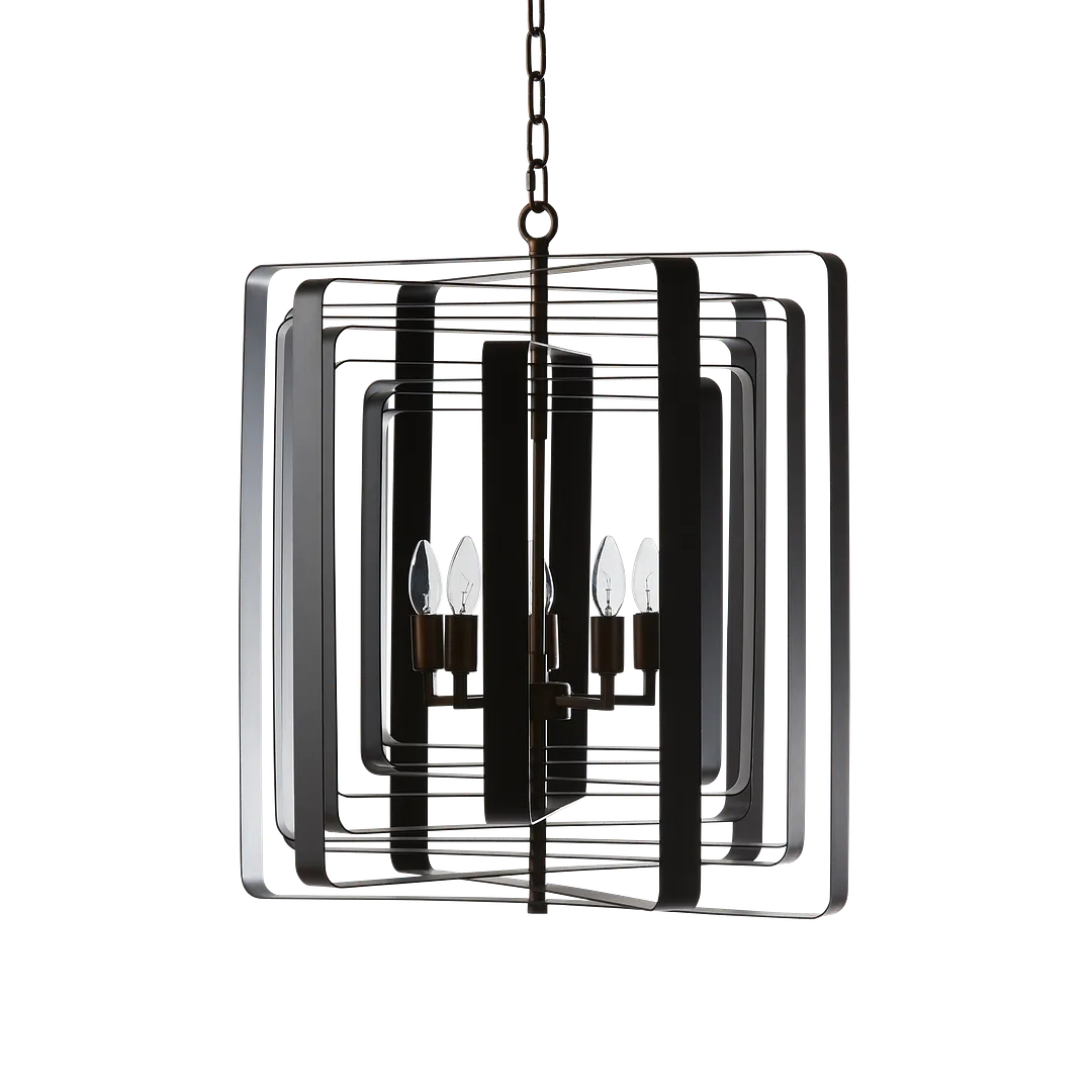 Layers Metal Chandelier