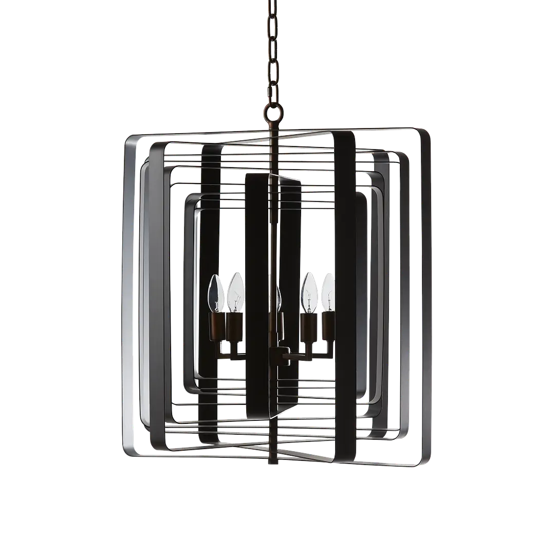 Layers Metal Chandelier Layers Metal Chandelier