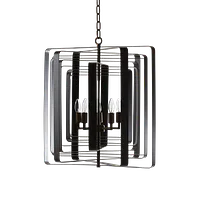 Layers Metal Chandelier