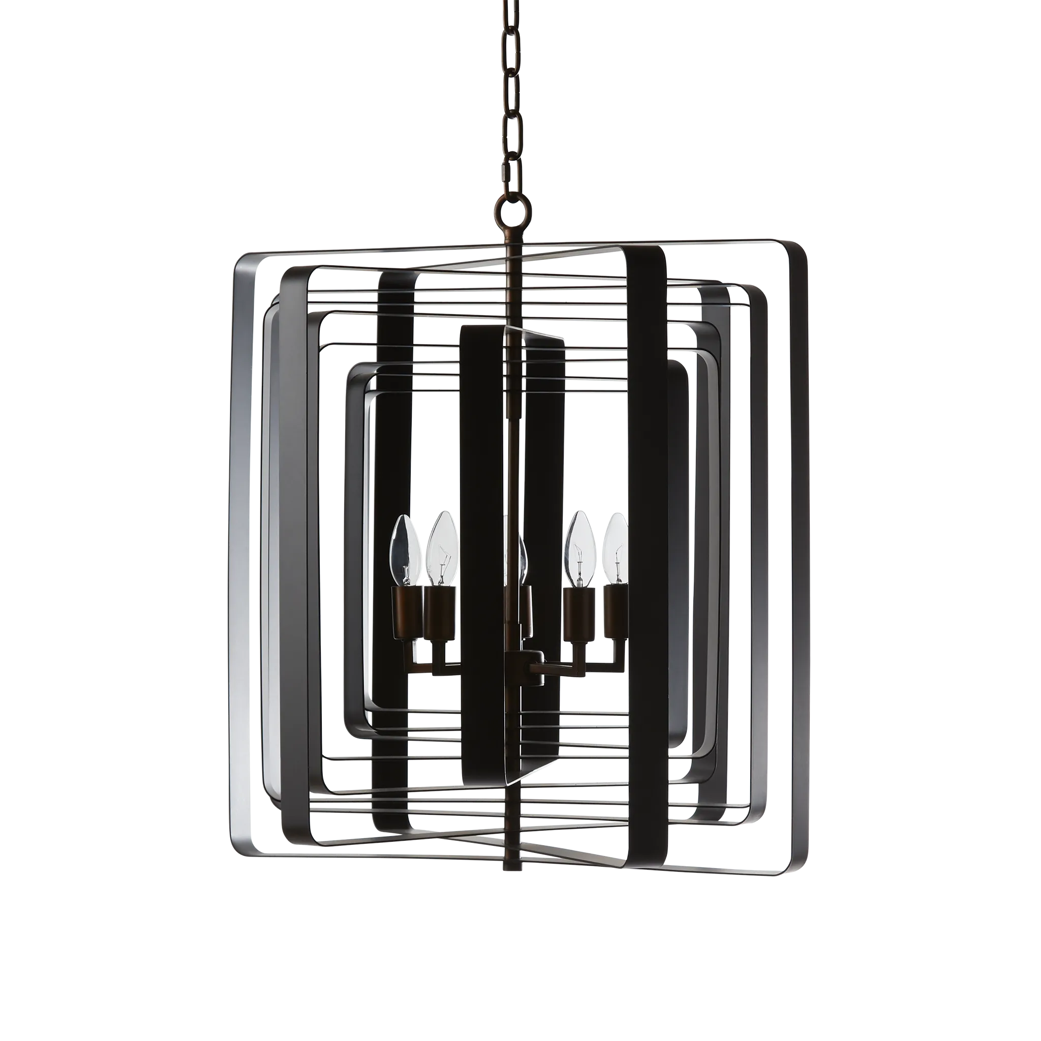 Layers Metal Chandelier