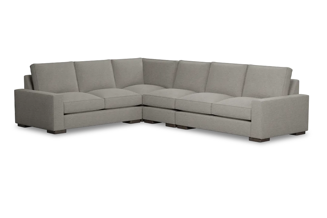 Edgewater Maguire Pewter Medium Two-arm Sectional