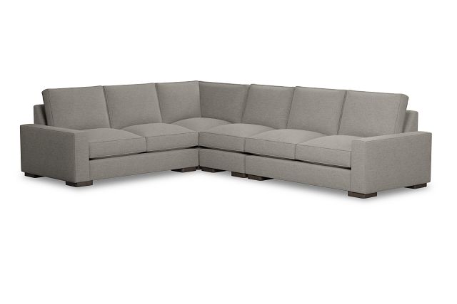 Edgewater Maguire Pewter Medium Two-arm Sectional