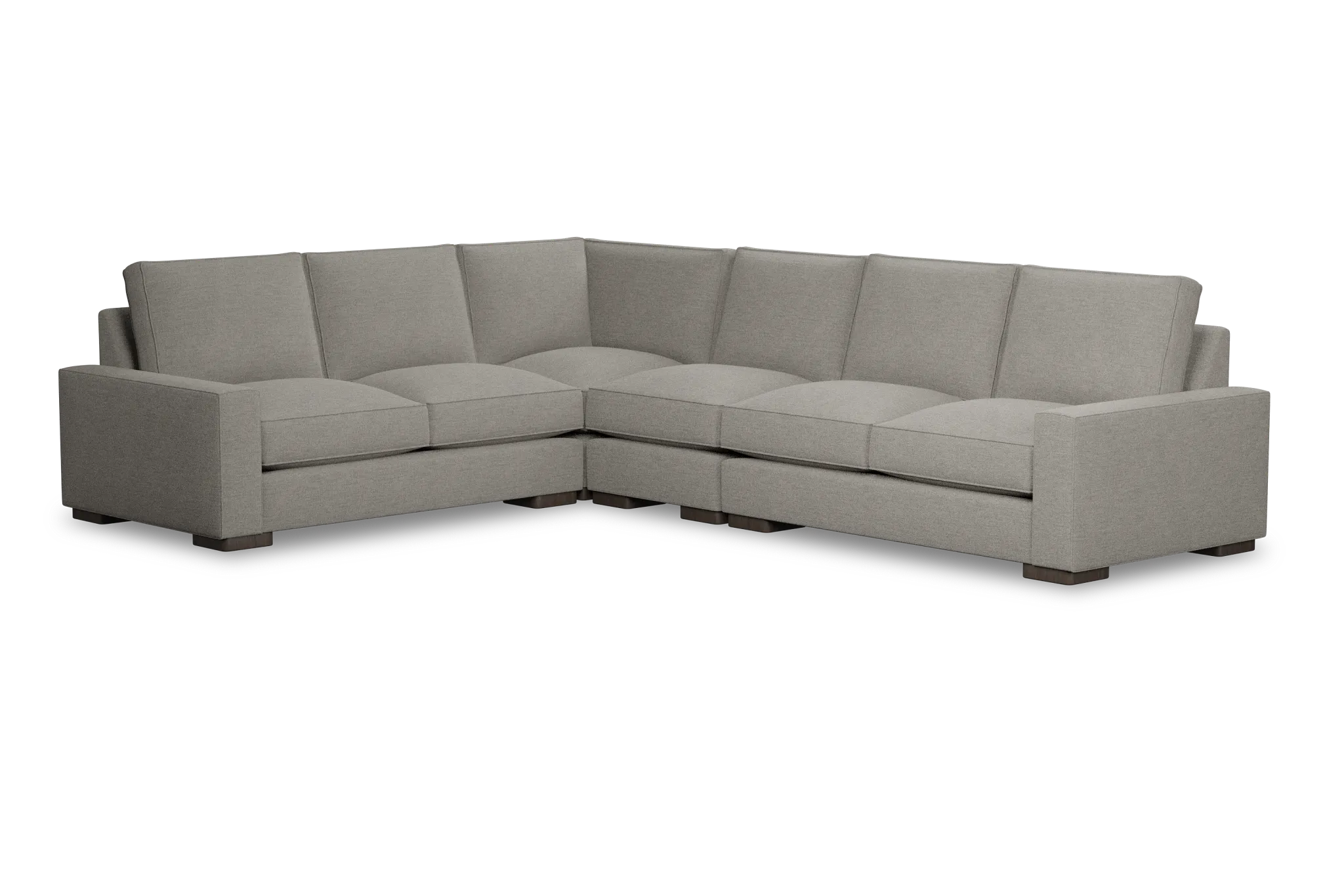 Edgewater Maguire Pewter Medium Two-arm Sectional