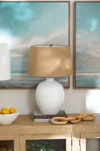 Casper Light Beige Table Lamp