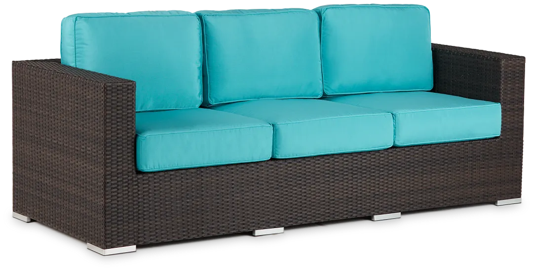 Fina Dark Teal Sofa